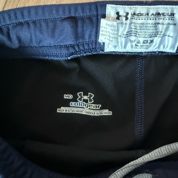 Under Armour Blue ColdGear Pants - Picture 3 of 4